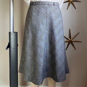 1970s Even-Picone Houndstooth Aline skirt